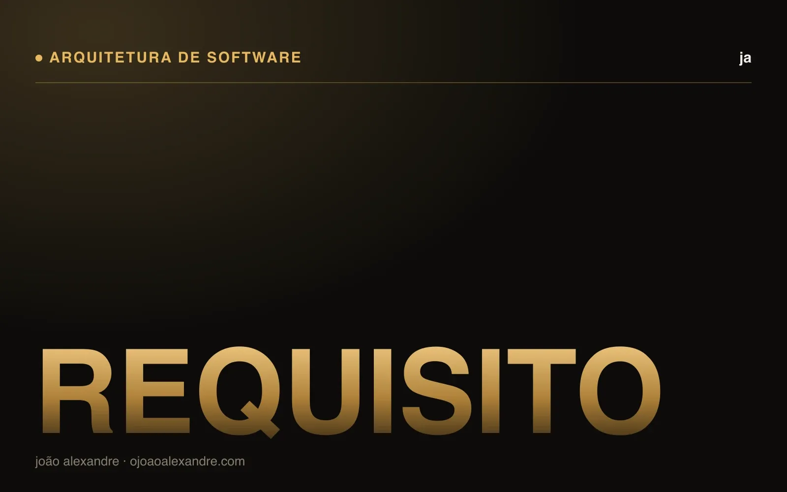 Capa do artigo Boa arquitetura sobrevive ao requisito que ninguém previu